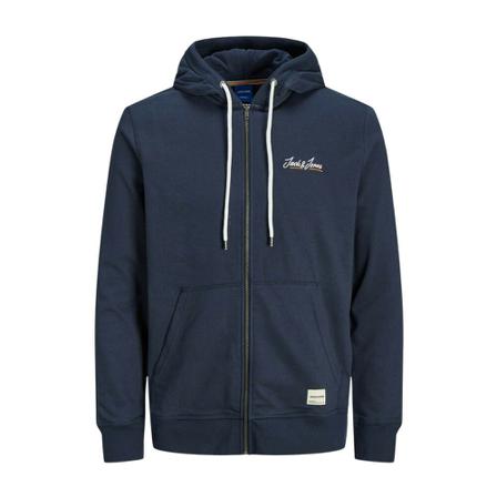 Jack & Jones, Originals Jortons Sweat ZIP Hood Blauw, Heren, Maat:L,polyester