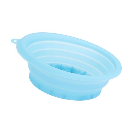 2-i-1 Silikone Hudplejeskål Med Isdannelsesbase Nem at Rengøre Sammenfoldelig