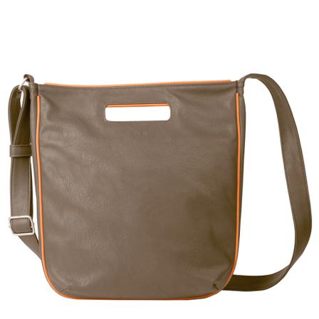 Zwei Zwei Shopper Mud/Orange Brun, Dame Skuldertasker, Størrelse: ONE Size
