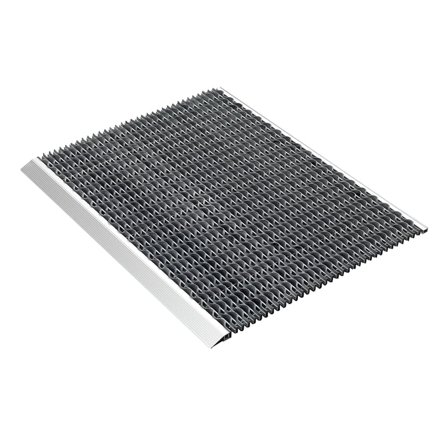 Entrèmatte, aluminium/gummi, 988x794 mm