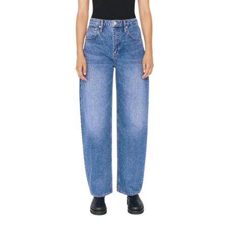 Frame, Wide Jeans Blauw, Dames, Maat:W28