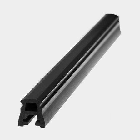 Skena 3 förstärkt 2,0m, svart