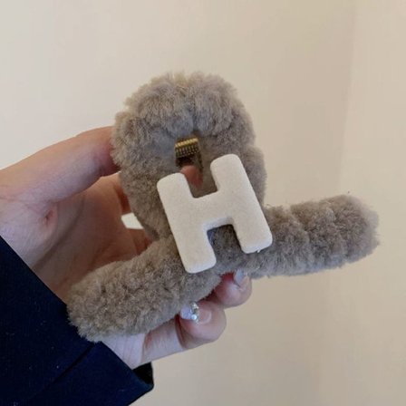 Plyshårklo hårkæbeclips 1 1