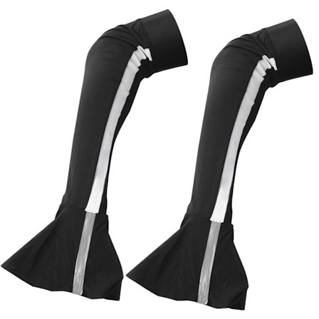 1 par trompetformede armvarmere Anti-UV armbeskyttere Åndbar ærme til udendørs sportsgreneM