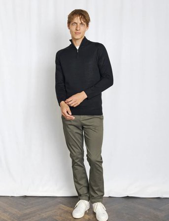 Bruun & Stengade Bs Pelle Regular Fit Knitwear - Black - XL