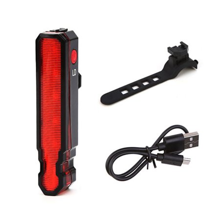 Genopladelig sikkerhedslygte til racercykel, cykellygte til natcykling, vigtigt tilbehør til cykelsikkerhed