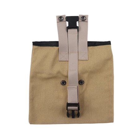Udendørs Foraging Taske Mavehængende Oxford Klud Sammenfoldelig Enkel Udseende Frugtplukning Pung til Udendørs Camping Khaki