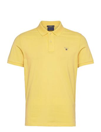 Original Pique Ss Rugger Polos Short-sleeved Gul GANT