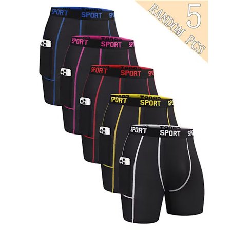 Boxershorts til mænd - Åndbare, komfortable, ensfarvede, perfekte til hverdagsbrug, fitnesscenter eller daglig brug 5-pak