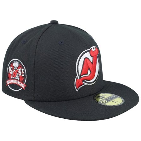 New Era - NHL Sort fitted Kasket - Hatstore Exclusive x New Jersey Devils 20th Anniversary 95 59FIFTY Black Fitted @ Hatstore