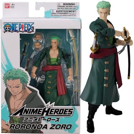 Anime Heroes figur 17 cm - Roronoa Zoro - BANDAI One Piece
