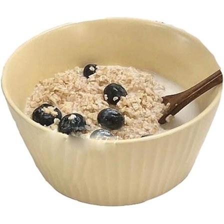 Skålar för kök Keramik Hem Frukostskål, Ris Skål, Nudelskål, Spannmålsskål, Yoghurtskål, Present Liten Träsked, Lätt Och Hållbar Cere