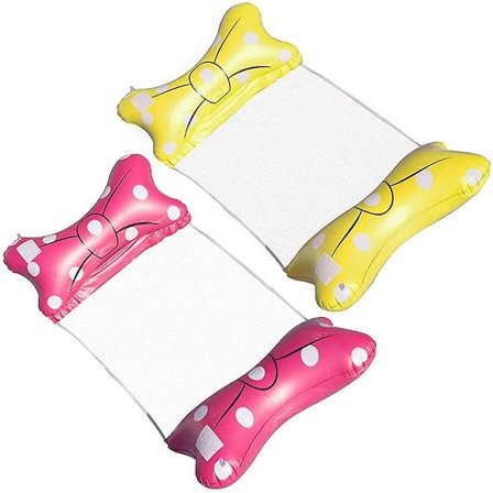 Flydende Hængekøje, Pool Madras Lounger, Bærbar Og Komfortabel Flydende Hængekøje, Oppustelig Pool