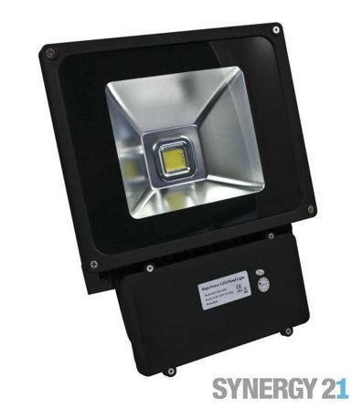 SYNERGY 21 LED Spot Outdoor Objektstrahler 80W kaltwei? schwarz V2