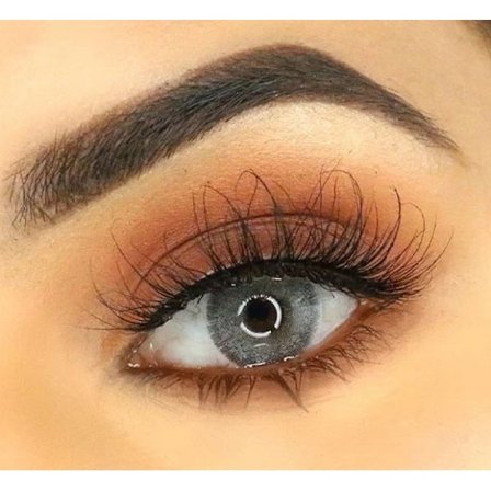 Grå- linser för både mörka och ljusa ögon,med linsetui