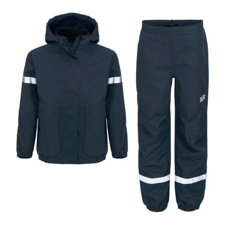 Urberg Vågstranda 2 Layer Set Kids Children rainwear sets Blue 134/140
