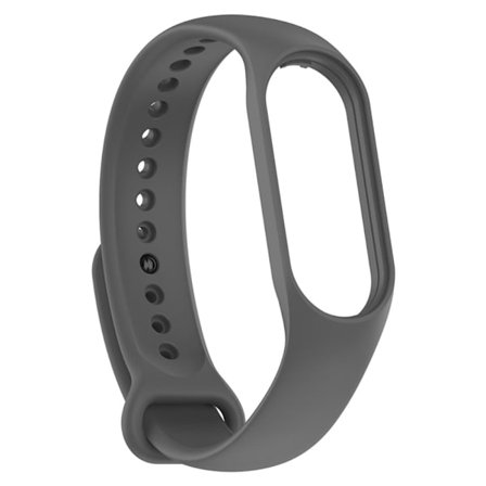 Xiaomi Mi Band 7 / 6 / 5 enkelt klockarmband - Platina Stålgrå