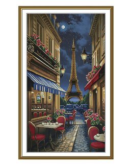 Stickpackung Bild Paris in einer Sommernacht - Nova Sloboda