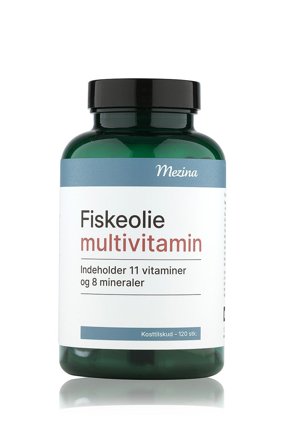 Mezina Fiskeolie og Multivitaminer 120 stk, Helse & Madvarer, Vitaminer, Multivitaminer