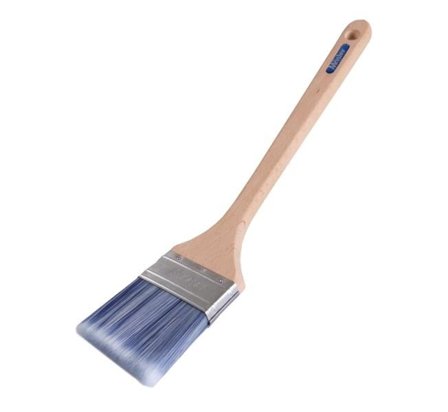 Mäster Max Blue 1685071 Vinkelpensel trä, syntetborst 70 mm, extra lång, Målarredskap & tillbehör