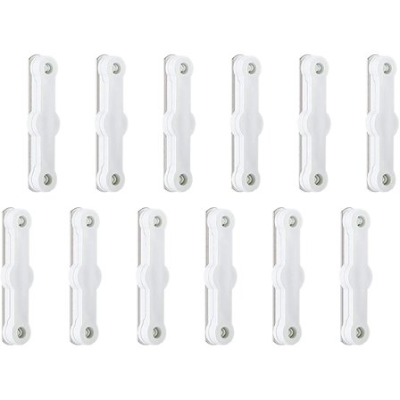 12 kpl ikkunan hyttysverkkokiinnikkeeseen, ikkunaperhojen kiinnikkeet, ei porausta, parvekkeen oven kattoikkunan hyttysverkko itsekiinnittyvä solki - 