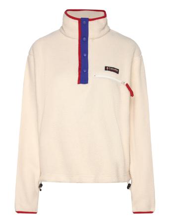Helvetia Ii Cropped Half Snap Fleece Beige Columbia Sportswear