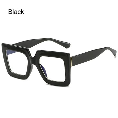 Blå Lys Briller Store Sorte Briller SORT SORT