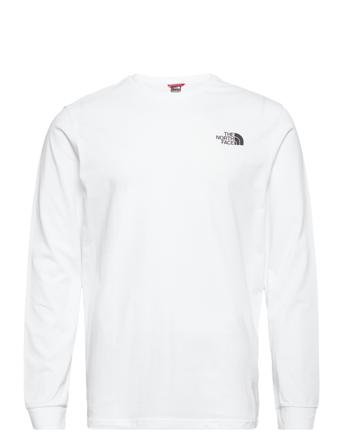 M Ls Simple Dome Tee T-shirts Long-sleeved Vit The North Face