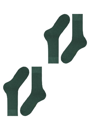 Falke Happy 2-Pack Socks Strumpor Herr Grön 39-42