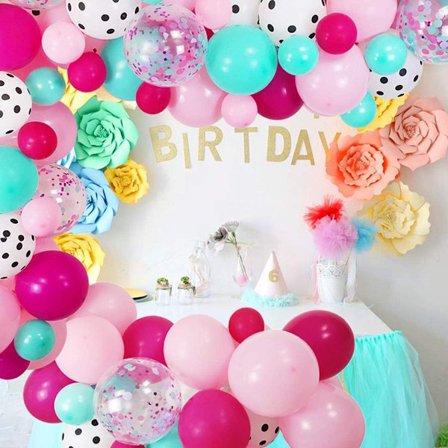 Havfrue Ballongbue Garland Kit Havfrue Bursdag Hale Del