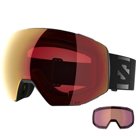 Salomon - Maschera unisex Radium Prime Sigma Photochromic (and Extra Lens) - Black