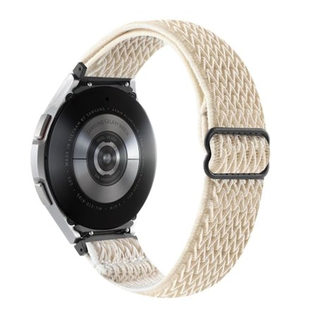 Samsung Galaxy Watch 5 / 4 elastiskt nylonarmband - Aprikos