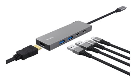 Trust Dalyx 5-in-1 USB-C Multiport Adapter