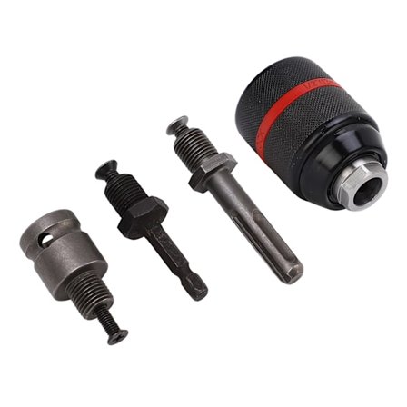 Borepatron Nøglefri Selvspændende 1/2 Tomme 2-13 mm Område Hurtig Udskiftning Værktøj Hex 63 mm Længde