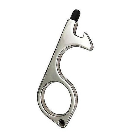 Kontaktløs nøglering døråbner, knaptrykker og krog (3-pak)