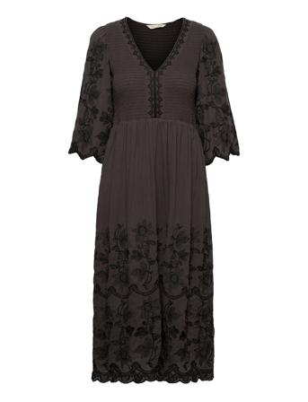 Bridget Dress Polvipituinen Mekko Musta ODD MOLLY