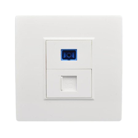 SC-kuituoptiikkalähtö, seinäliitäntä, RJ45-verkkoliitäntäpaneeli, Connecto1-tyyppi