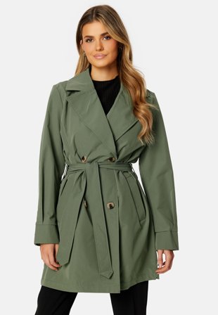VILA Mersin Trenchcoat Duck Green Detail: F Klær
