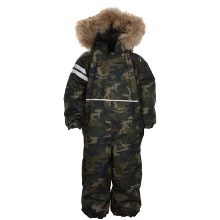 Lindberg Camo Babyoverall Children overalls Green 86