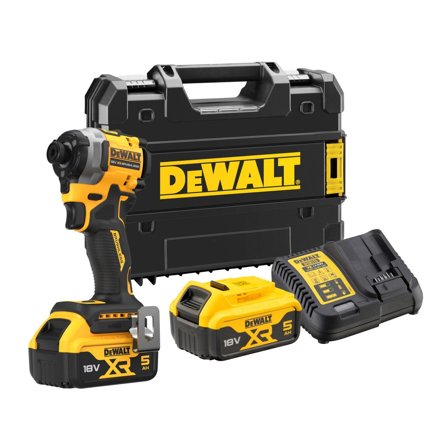 Dewalt DCF850P2T-QW Slagskrutrekker med batteri og lader, Maskiner