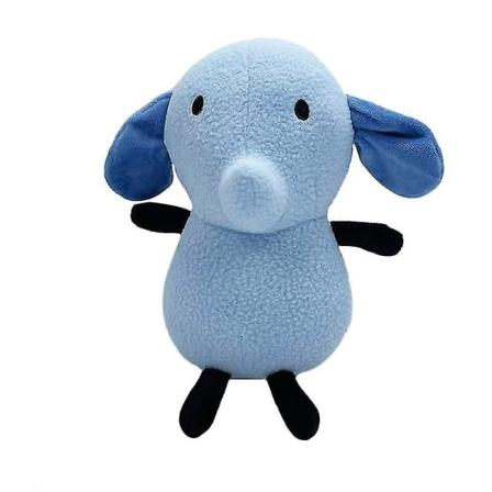 Bing Kanin Plussjdukke Coco Flop Pando Kaninvenn Stoffdyr Barn Påskegave Gray elephant 35cm