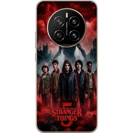 Yhteensopiva Puhelinkuori Honor Honor Magic7 Pimeä Stranger Things -inspiroima fantasiakuvaus salamalla, dramaattisella taivaalla ja intensiivisellä