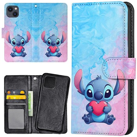 iPhone 15 - Plånboksfodral/Skal Stitch