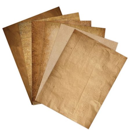 A4 Vintage Skrivarpapper - 48 Ark, Dubbelsidigt