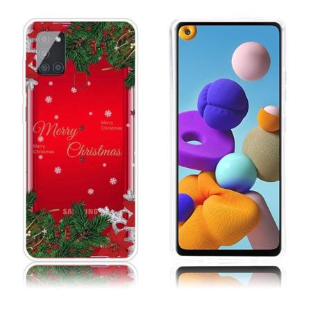 Juletaske til Samsung Galaxy A21s - Græs Green