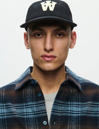 WOOD WOOD Wwaa Felt Patch Cap 25250 - Black - ONE SIZE