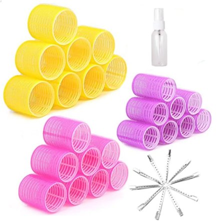 Hårrullar Multi-Layer Plast Hår Rullar Tre-Lagers Bang Rullar