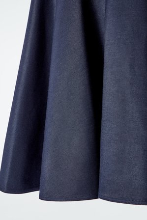 COS Women's Gonna In Denim Effetto Bagnato in Blu