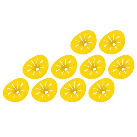 10 st återanvändbara gula plast bi-fångare blomma formade flygande insekter tratt getingfälla skadedjursbekämpning mördare hem utomhus 