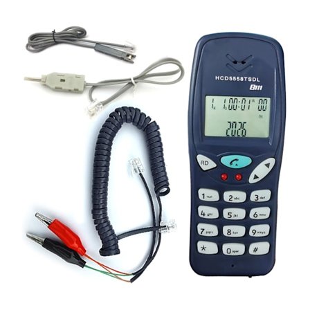 Fastnettelefon Butt Test Tester Telekommunikationsværktøj Netværkskabel Sæt Professionel Testenhed Kontroller for Telefonlinje